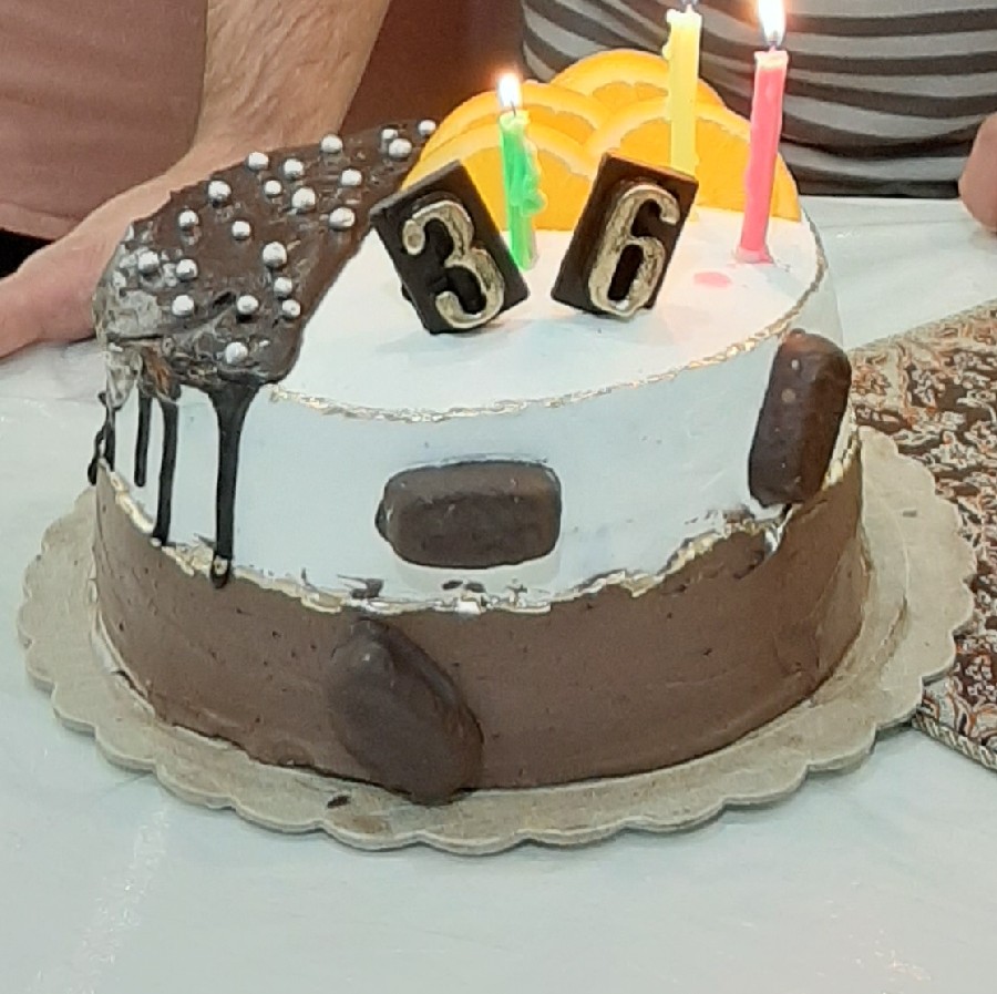 کیک تولد دایی جونم