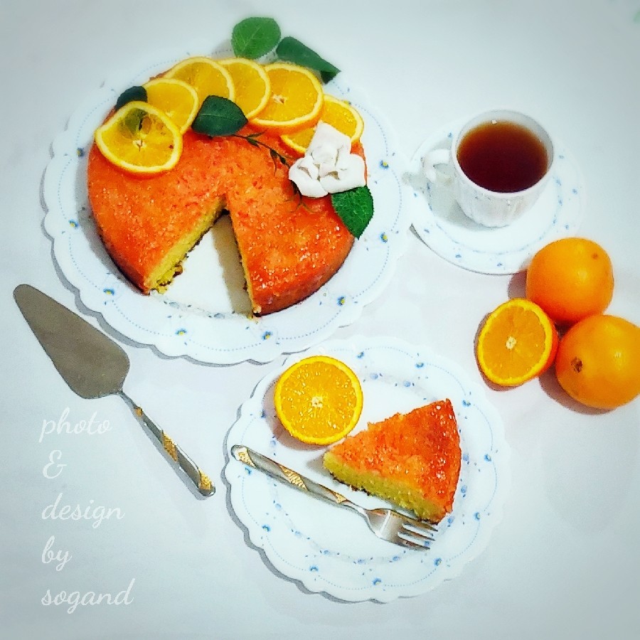 عکس مینی کیک پرتقالی