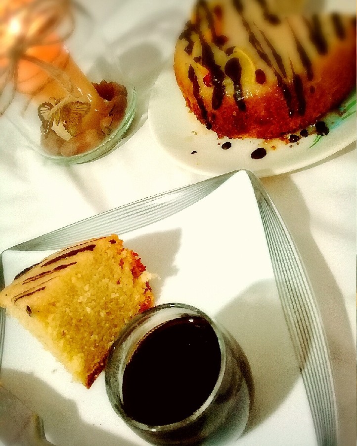 عکس کیک پرتقالی #قرارخواهرانه