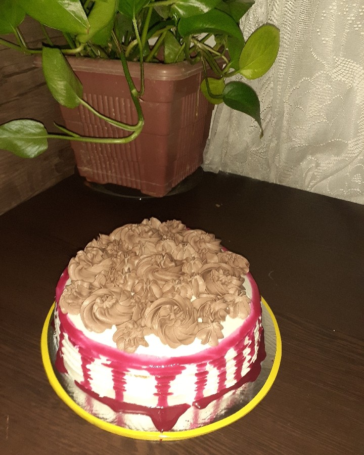 کیک خودم پز برای دخترداییم