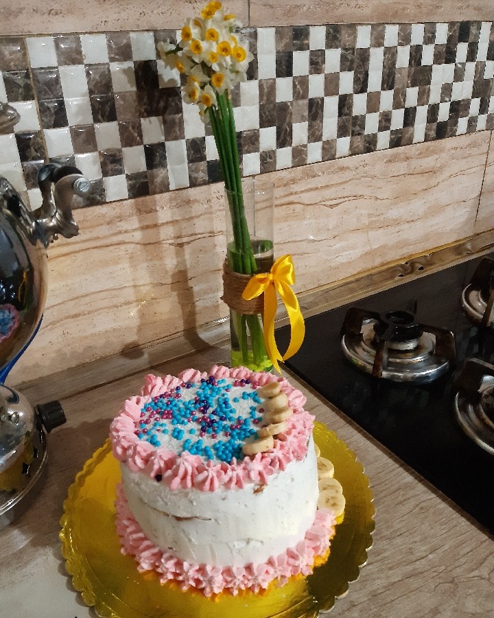 کیک خودم پز برای روز مادر