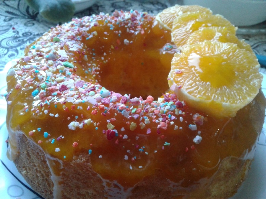 کیک پرتقالی برای روزمادر