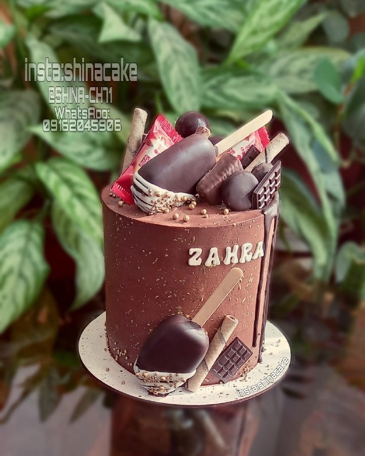 عکس کیک  فول شکلاتی 