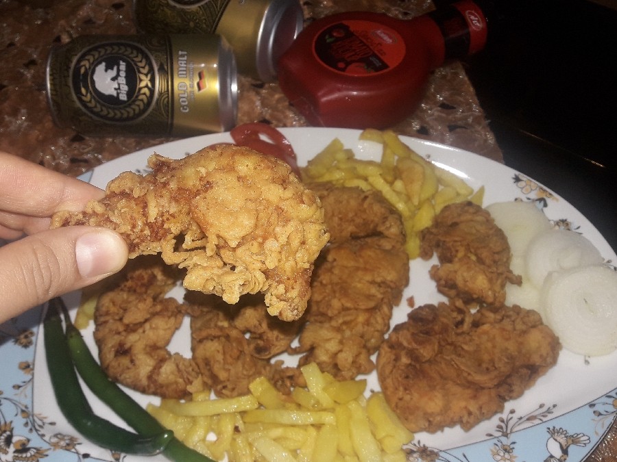 فیله استریپس یا فیله مرغ پولک دار