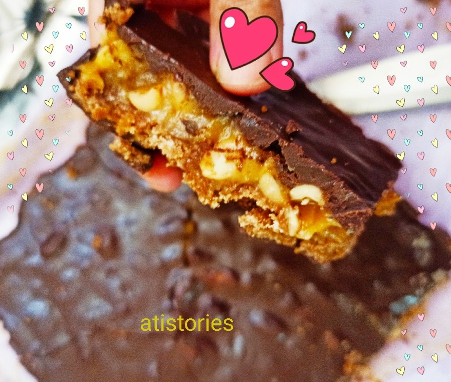 شکلات اسنیکرز خانگی