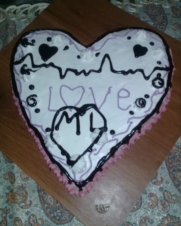 عکس کیک  روز عشق
