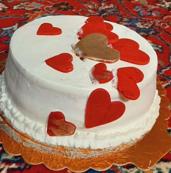 عکس کیک با خمیر گامپیست