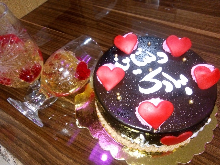 کیک و ژله روز عشق