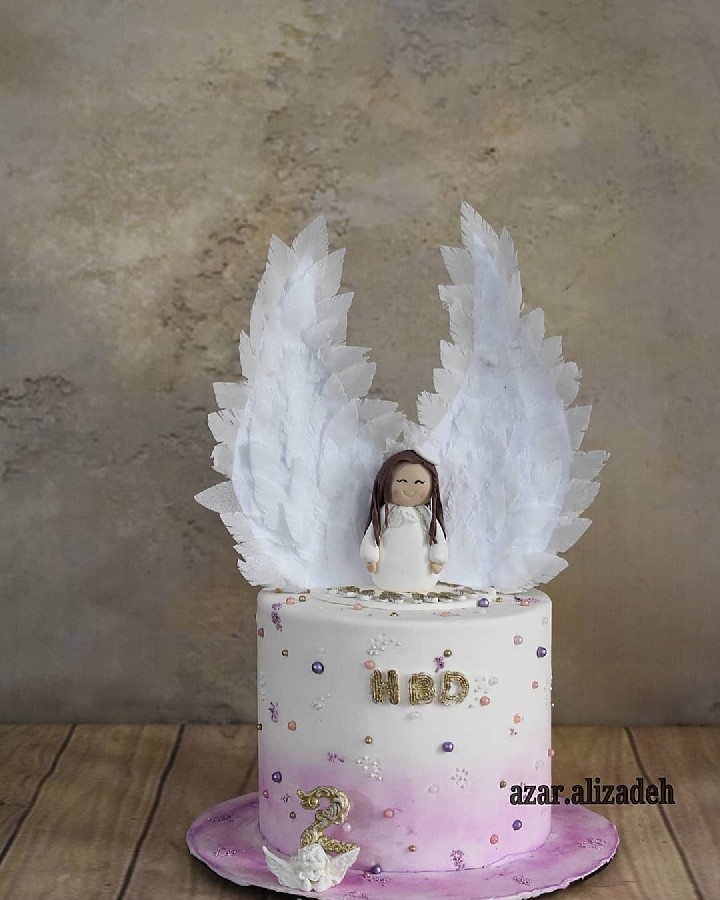 عکس کیک فرشته