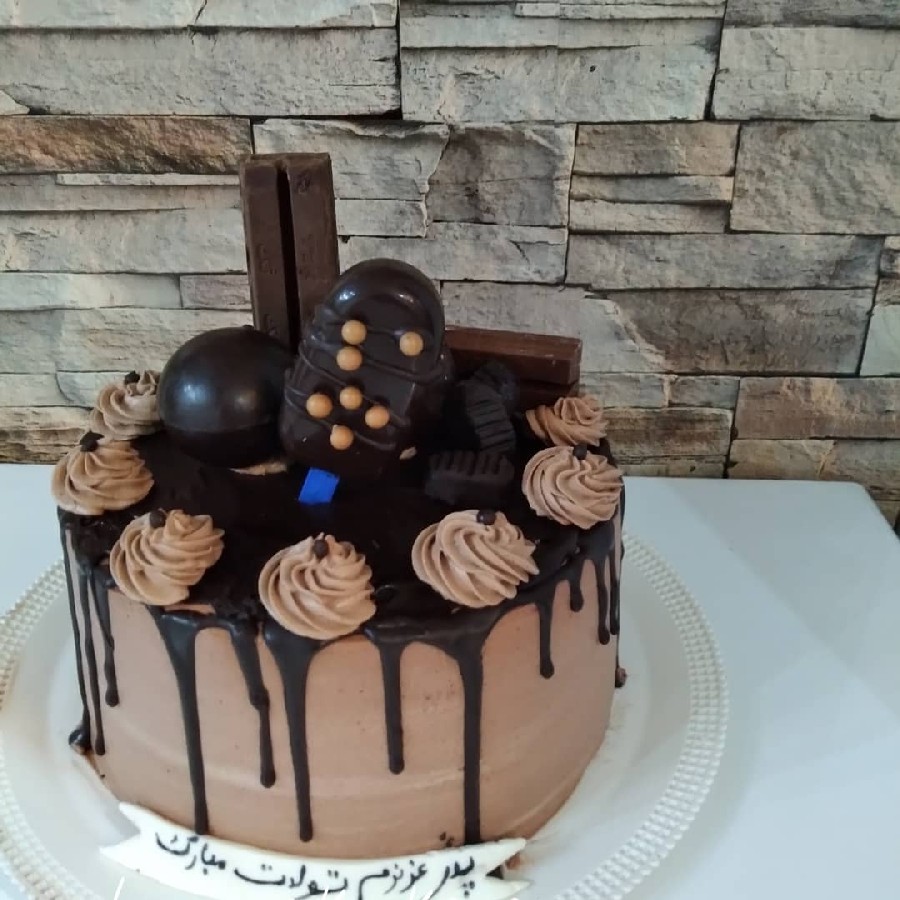 عکس کیک شکلاتی سفارشی