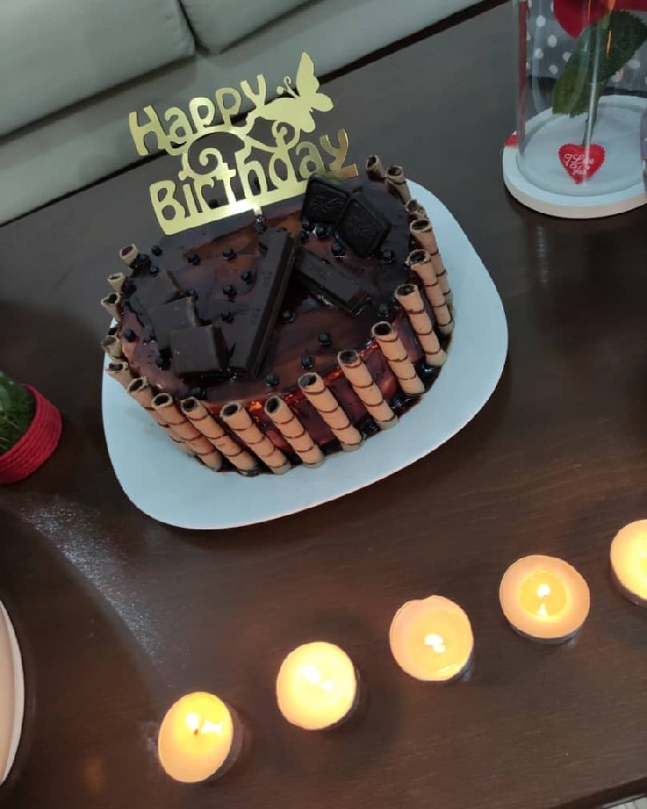 کیک تولد خودم،??