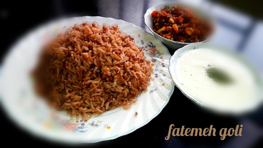 عکس لوبیا پلو (پلویی ساده ولی بسی خوشمزه)