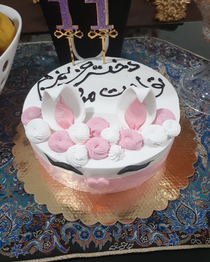 عکس کیک تولد دختر گلم??
