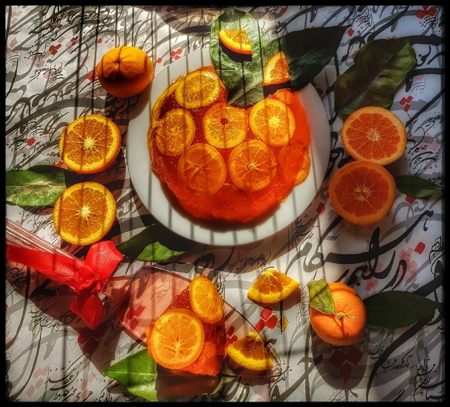 عکس ژله پرتقالی