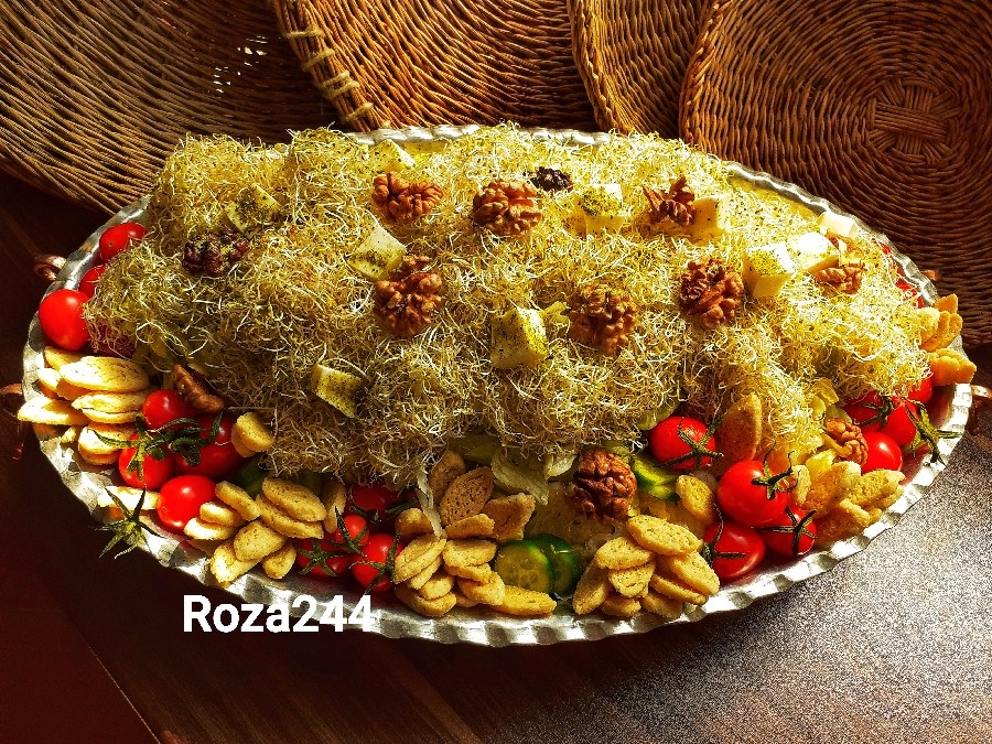 عکس سالاد جوانه ها