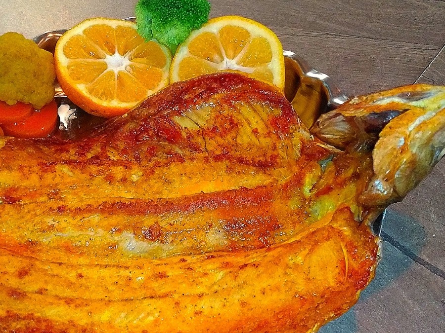 عکس ماهی قزل آلا زعفرانی 