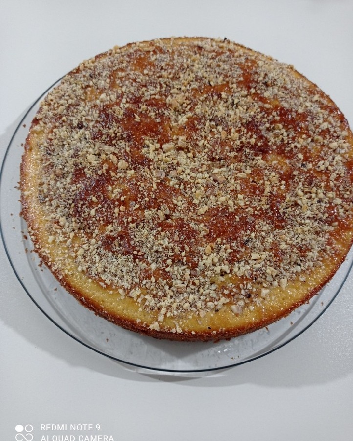 عکس کیک گردویی