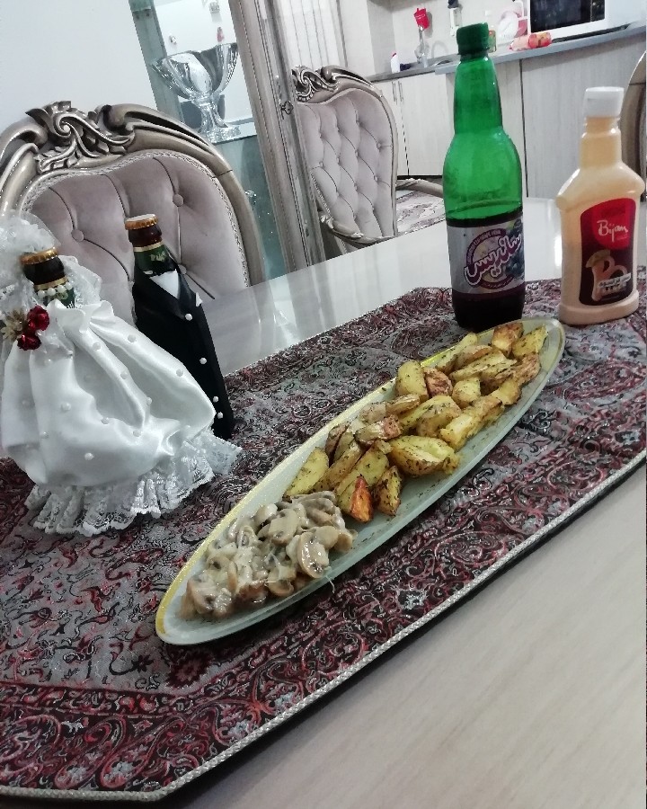 عکس سیب زمینی تنوری معطر
