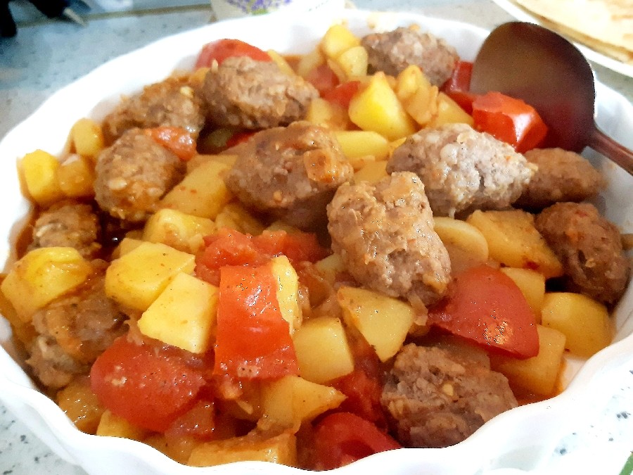 عکس ی غذای ساده و خوشمزه