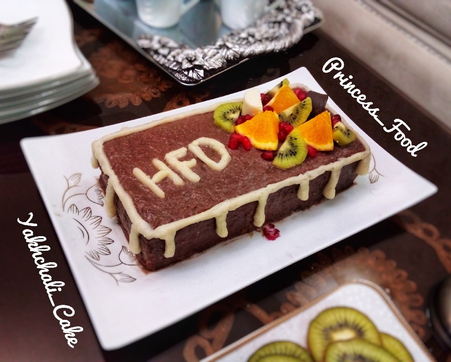 عکس کیک یخچالی شکلاتی