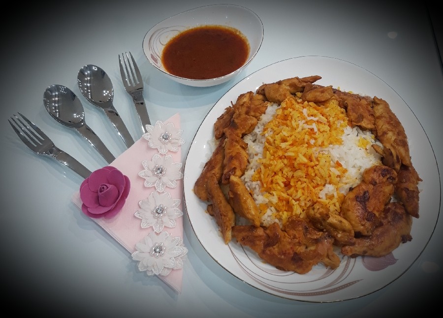 عکس فیله مرغ تند و فلفلی