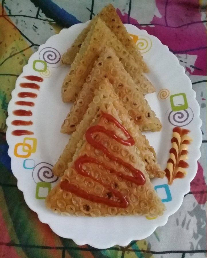 عکس سلام دوستان سمبوسه ی ساده اماخوشمزه