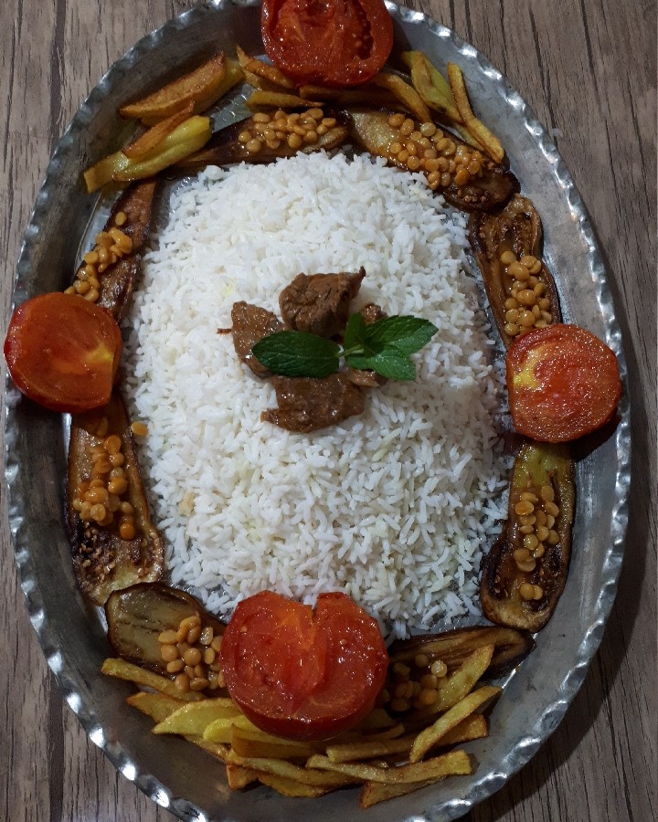 عکس خورشت قیمه بادمجون