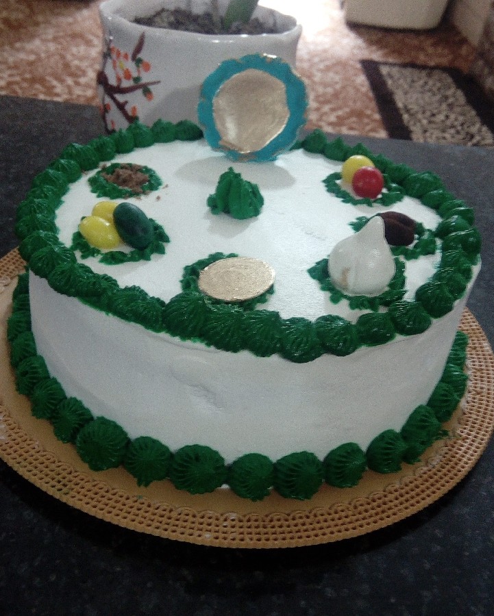 کیک من برای عید خانواده  شوهرم
