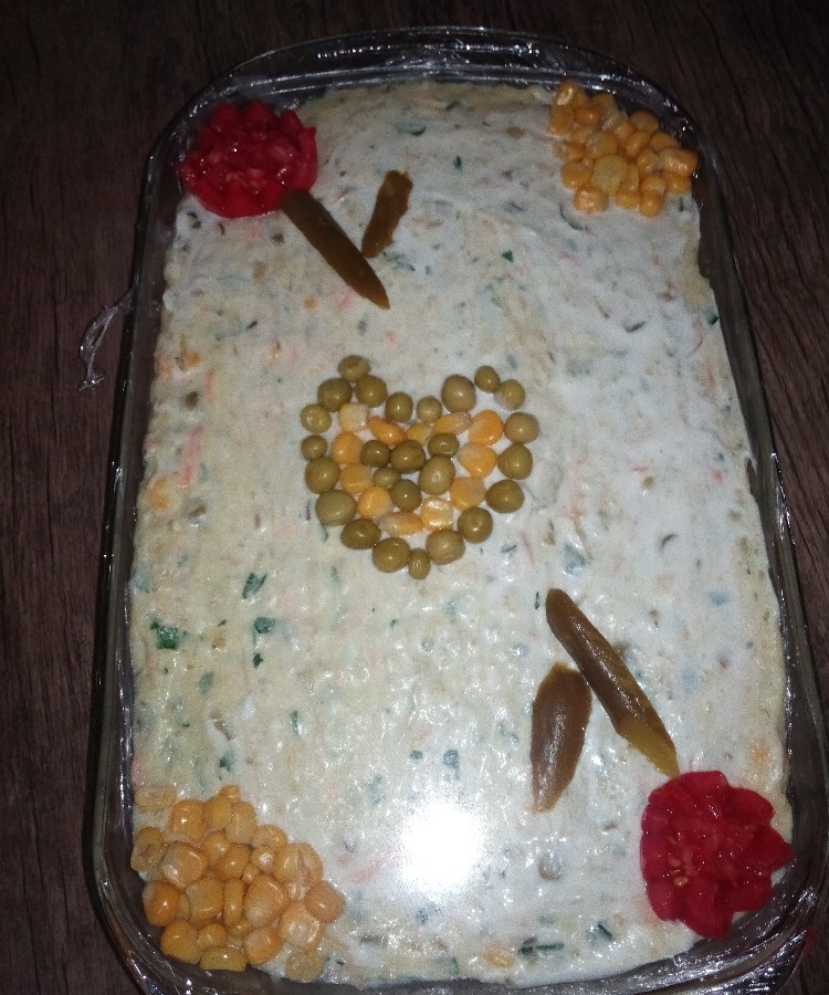 سالاد الویه خوشمزه من پز برای تولد مادرشوهرجان