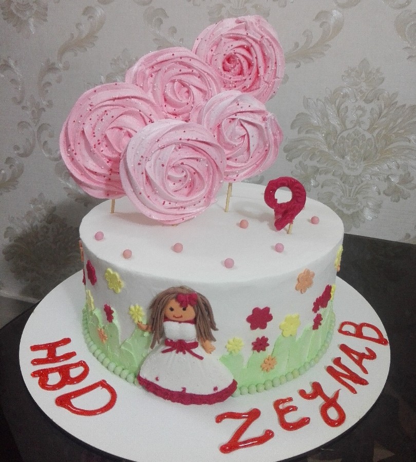 عکس #کیک تولد دخترانه
