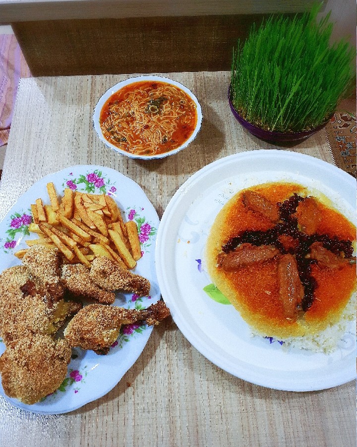 عکس ته انداز بال مرغ