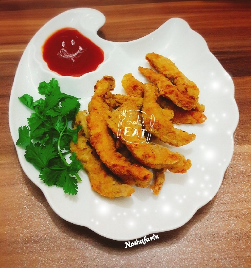 عکس chicken fingers (file strips)