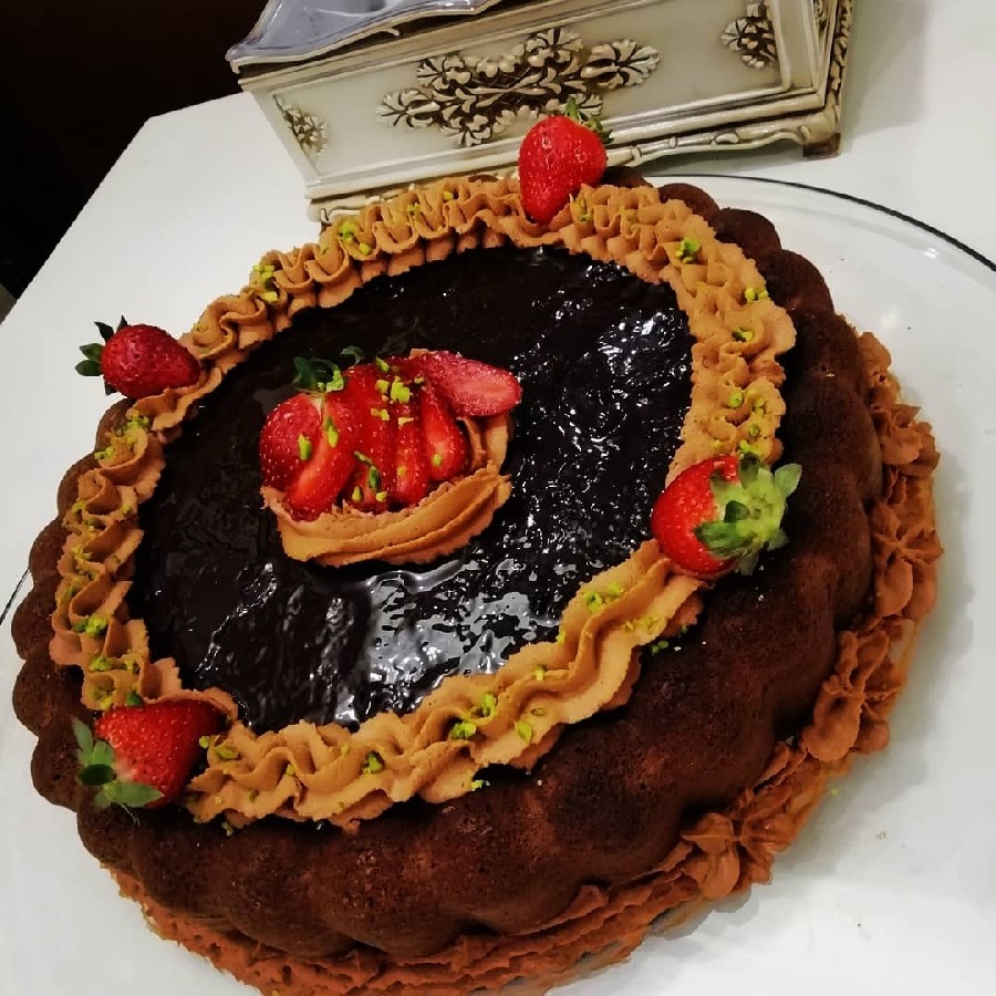 عکس کیک موکا شکلاتی