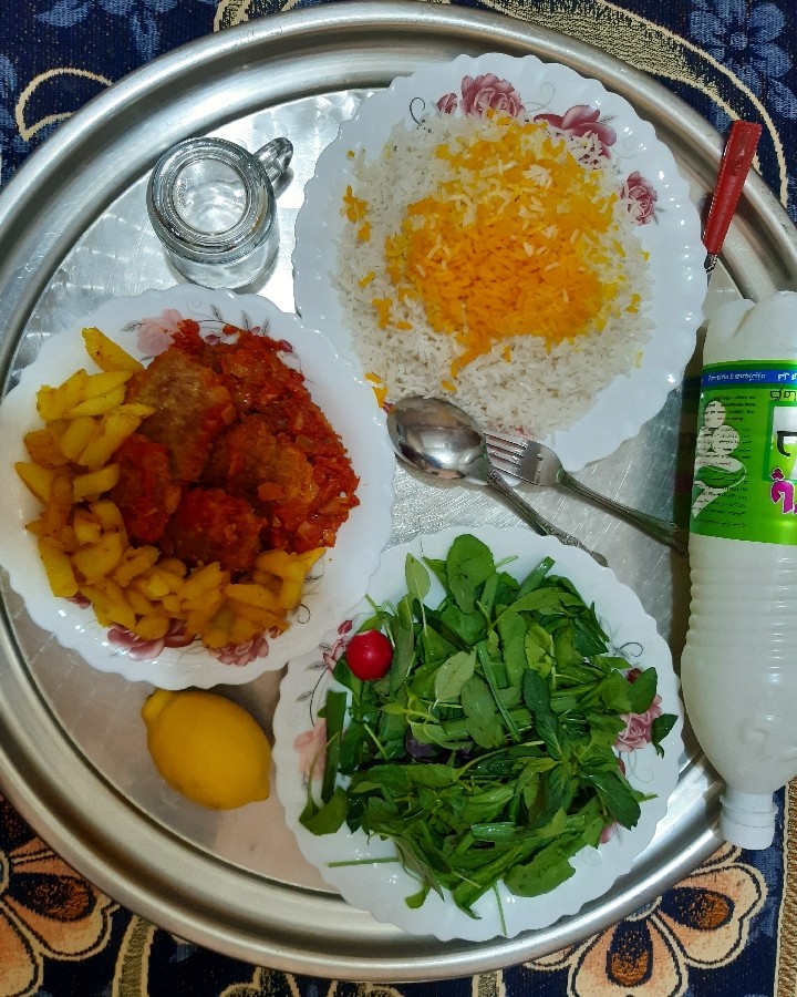 عکس کباب تابه ای خوش رنگ وخوشمزه