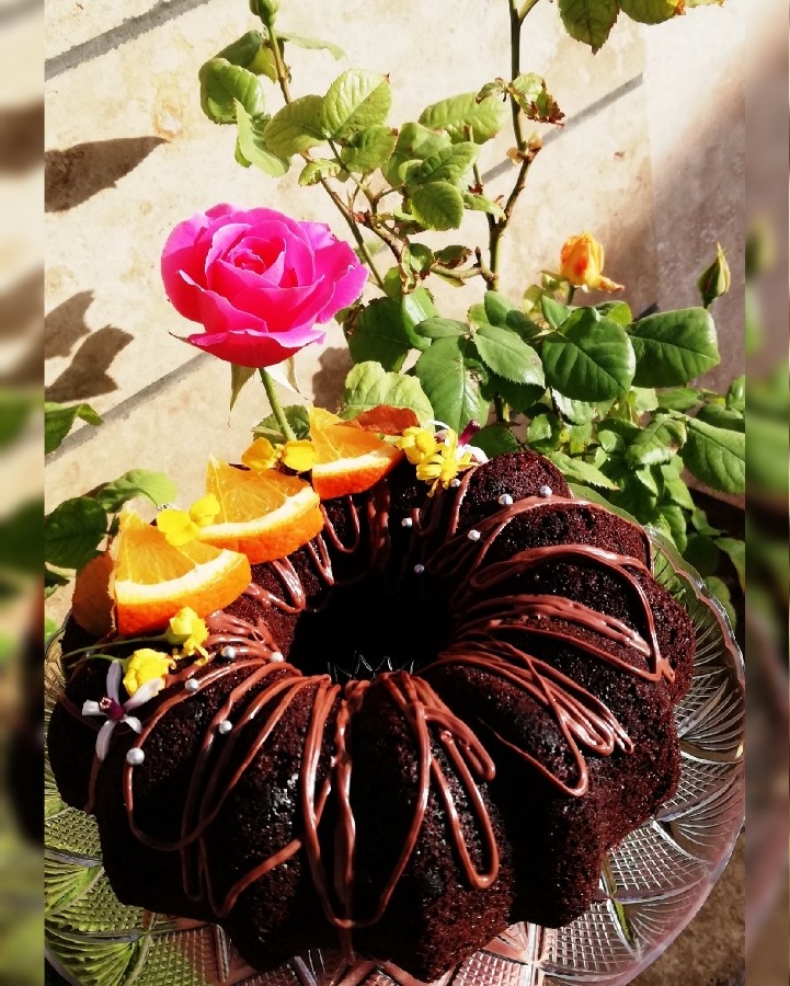 عکس کاپ کیک شکلاتی پرتغالی (بدون فر )