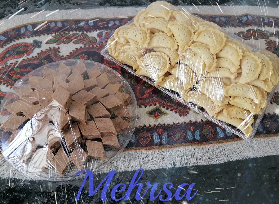 عکس رنگینک و شیرینی آذربایجانی خیلی خوشمزه. 