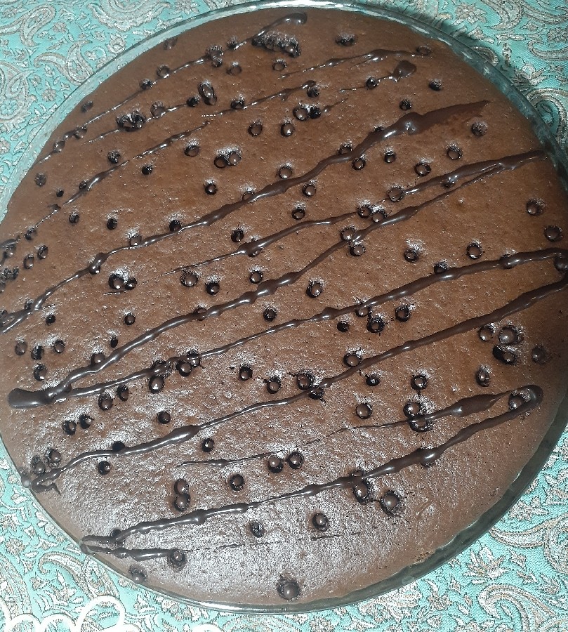 عکس کیک شکلاتی 
