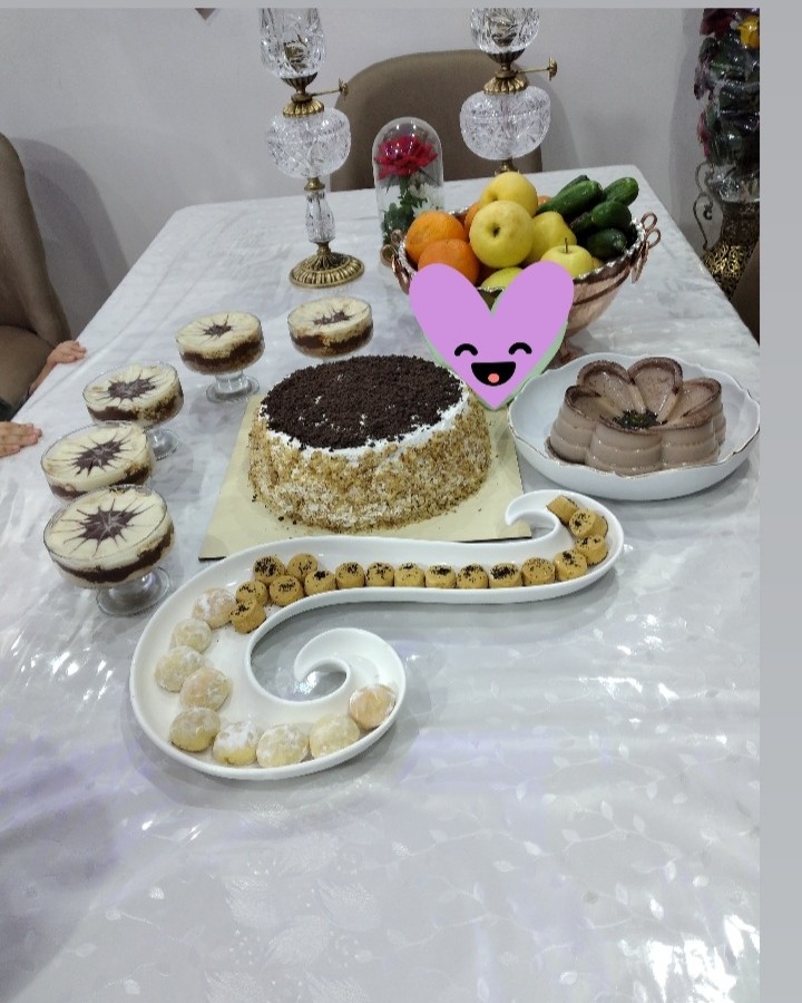 عکس تدارکات خودم پز واسه تولد همسرم