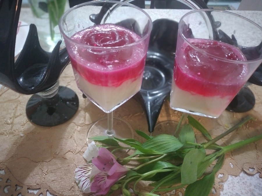 عکس پودینگ وژله،