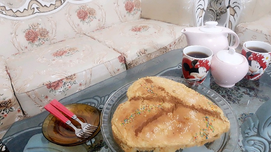 عکس کیک چای مامانم ?