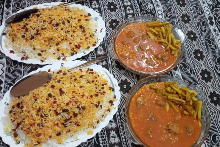 خورشت قیمه باگوشت چرخ کرده