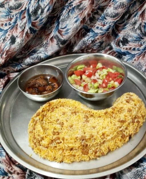عکس استانبولی پلو غذای مورد علاقه ی همسر عزیزم