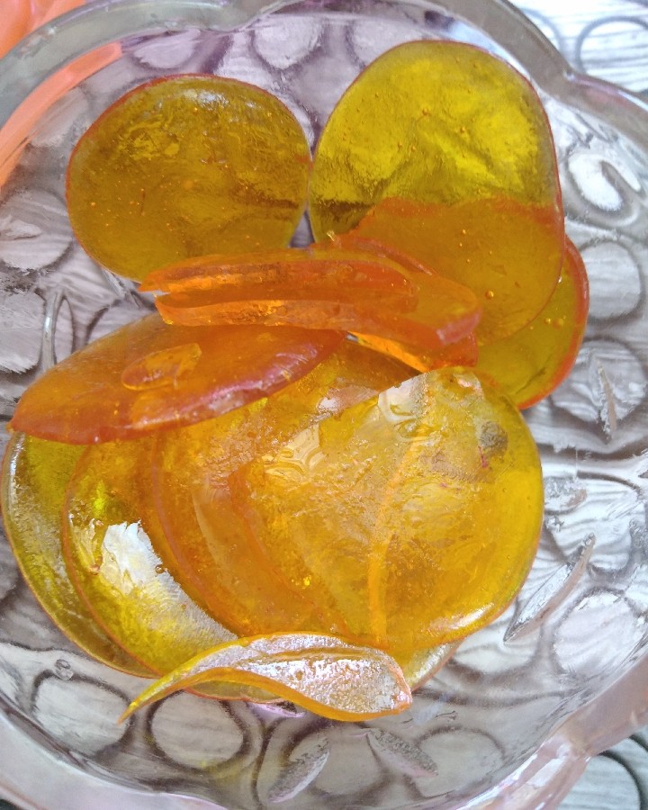 ابنبات پولکی زعفرانی