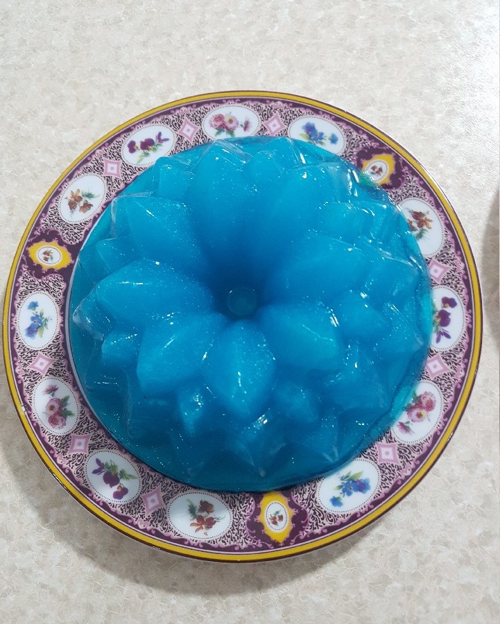 عکس ژله بلوبری اکلیلی