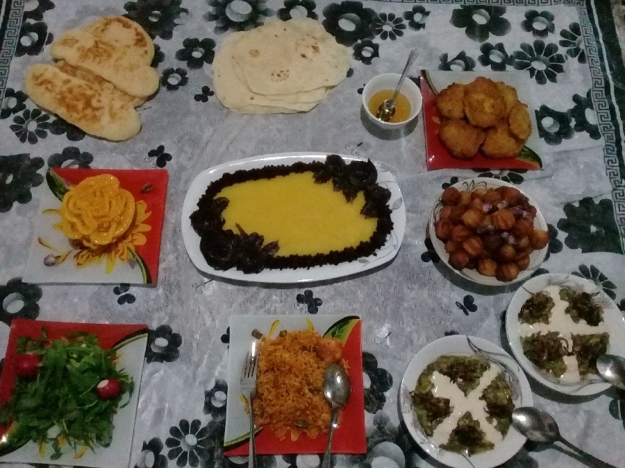 عکس افطار ۲۴ فروردین پیشواز ماه رمضان 