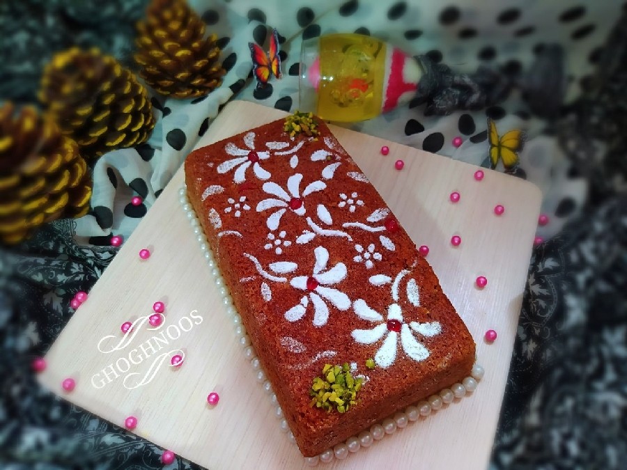 عکس کیک هویج وگردو خوشگلو خوشمزه