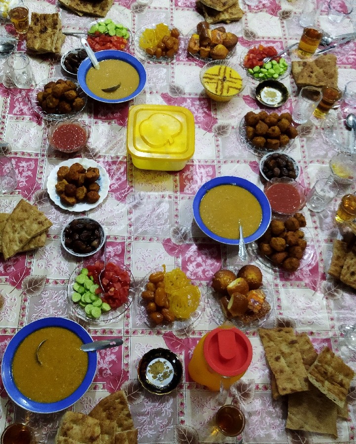 عکس سفره افطاری روزدوم ماه رمضان