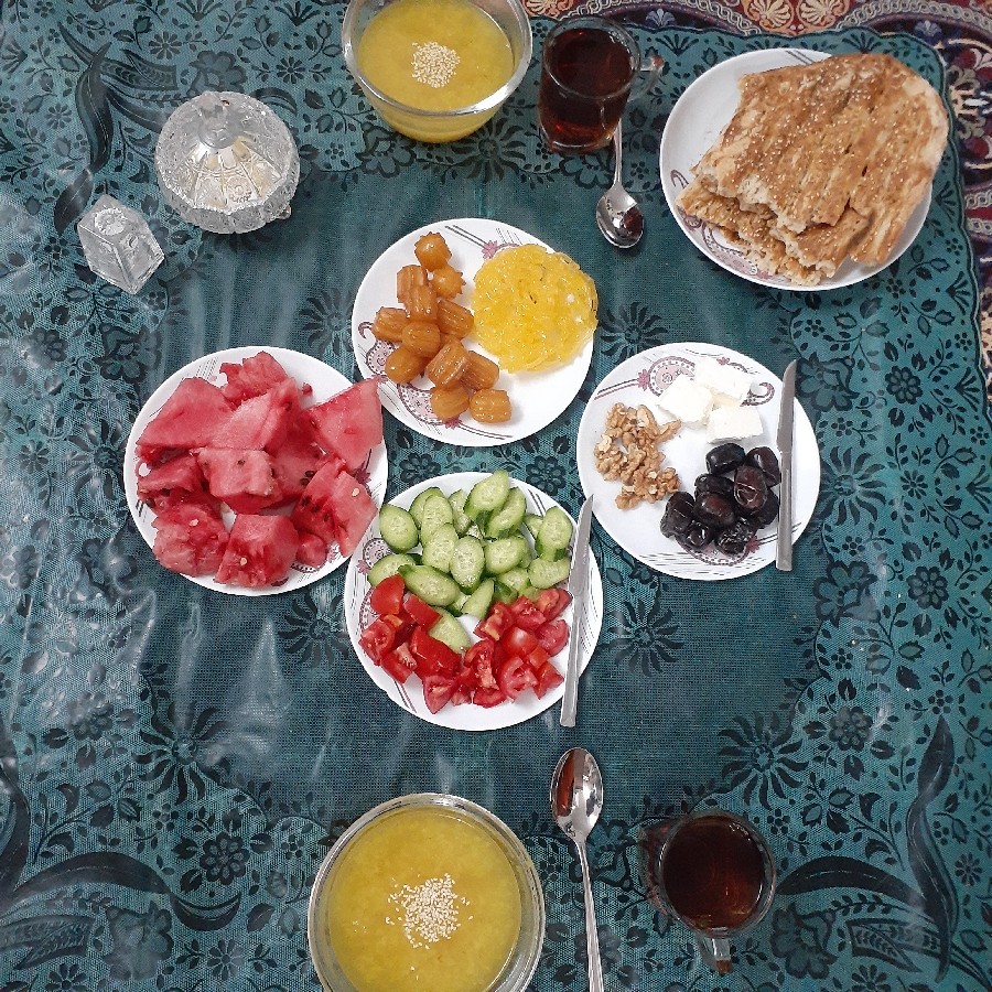 افطاری چهارم ماه مبارک رمضان