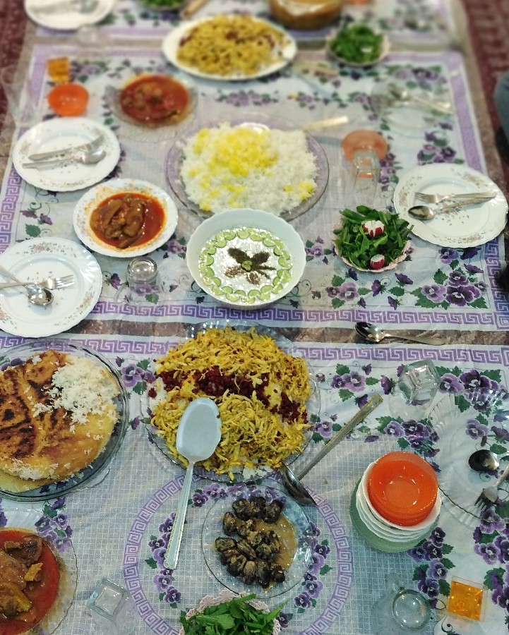 عکس سفره افطاری