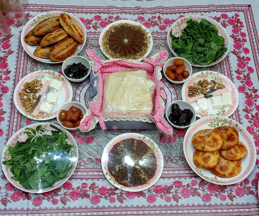 عکس سفره افطاری